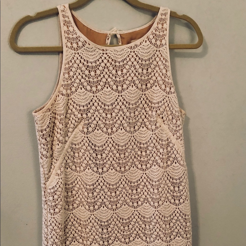 White Lace Loft Dress, Size 2